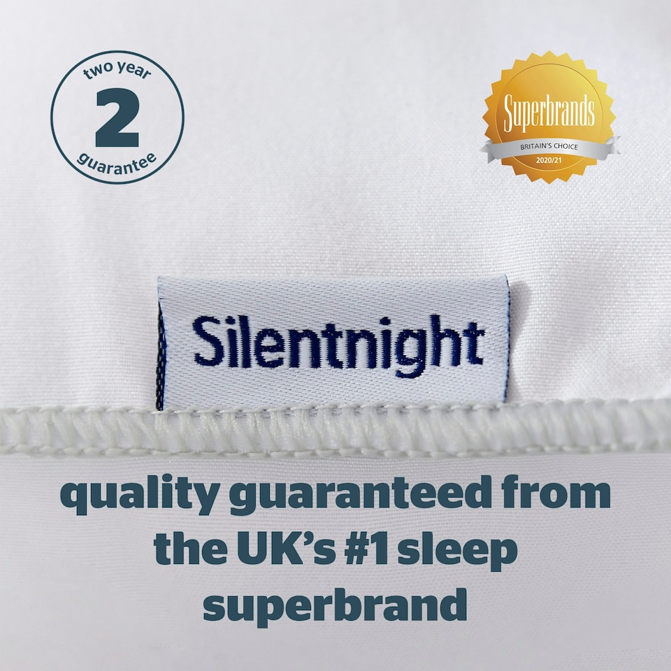 image 1 of Silentnight Superwash Bed Pillows, Hypoallergenic, Medium Support, 4 Pack