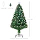 image 8 of 4FT Pre-Lit Artificial Christmas Tree w/ Fibre Optic Led Light Xmas Decorations