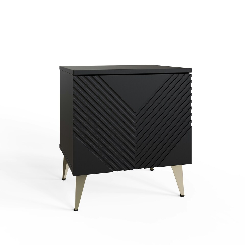 image 1 of Frank Olsen Ava Lamp / Side Table Black | Black