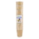 image 2 of Ripple Walled Kraft Paper Hot Drinks Cups 340ml - Pack of 25