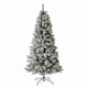 image 1 of Scandinavian 7ft White Spruce Fir Artificial Christmas Tree | Green