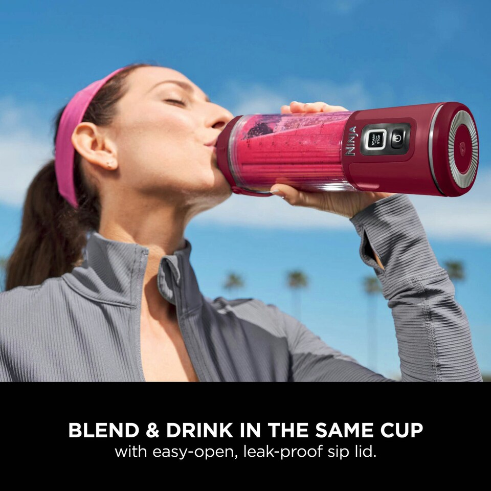 image 1 of Ninja Blast Cordless Portable Blender in Cranberry BC151UKCR N/A