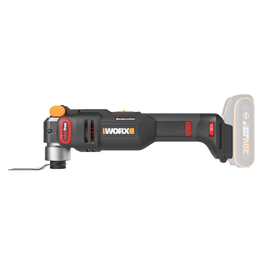 image 1 of WORX Sonicrafter 20V Cordless Brushless Oscillating Multi-Tool (BARE TOOL) WX698.9