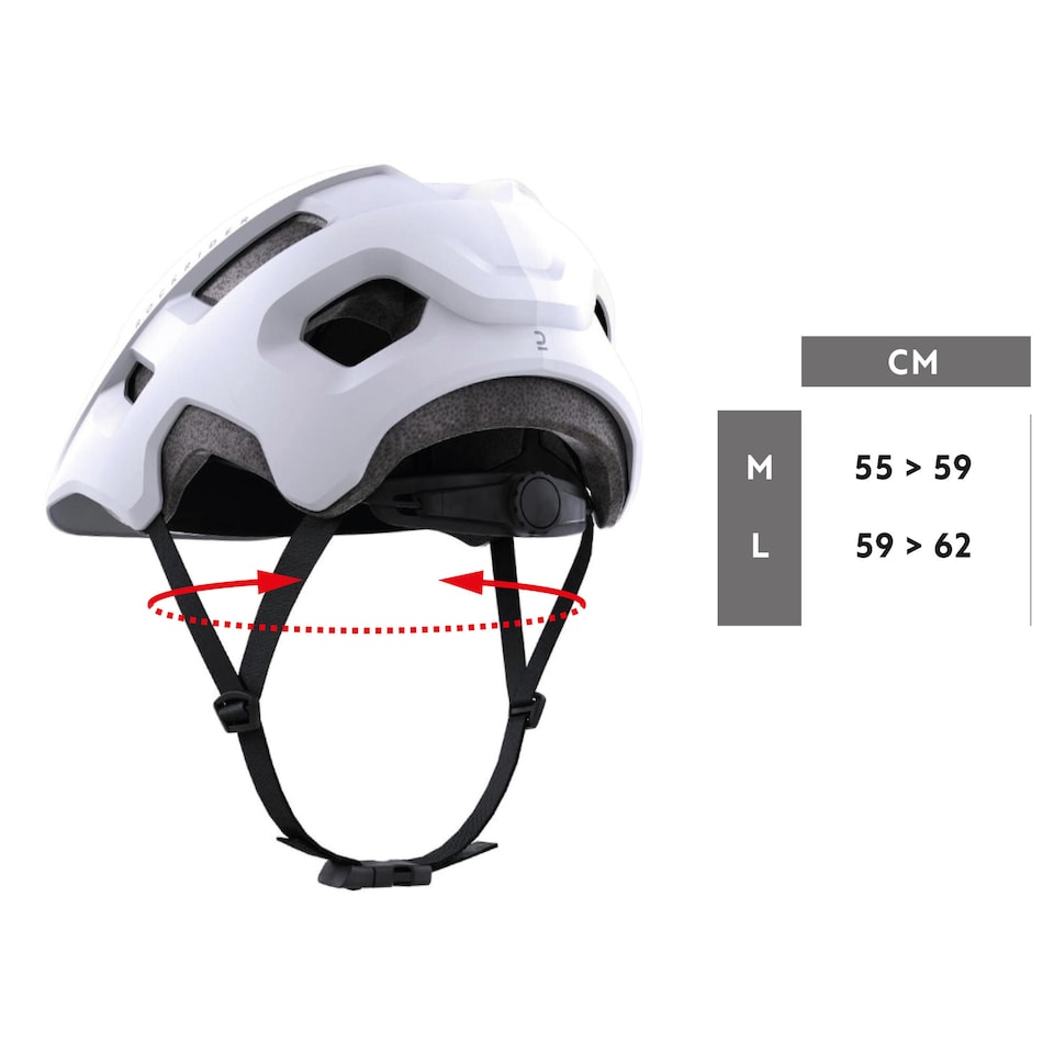 image 1 of Decathlon EXPL 100 Mountain Bike Helmet , Blue.  59 - 62cm