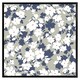 image 2 of Grey, purple & white flowers (Picture Frame) Brown | Oak | XS