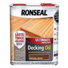 Ronseal Ultimate Decking Oil Natural Cedar 2.5 Litre