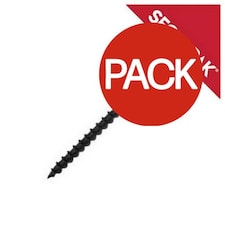 Securpak Drywall Screws (Pack of 35) - Black - 38mm x 3.5mm