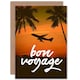 image 1 of Bon Voyage Sunset Travel Goodbye Card
