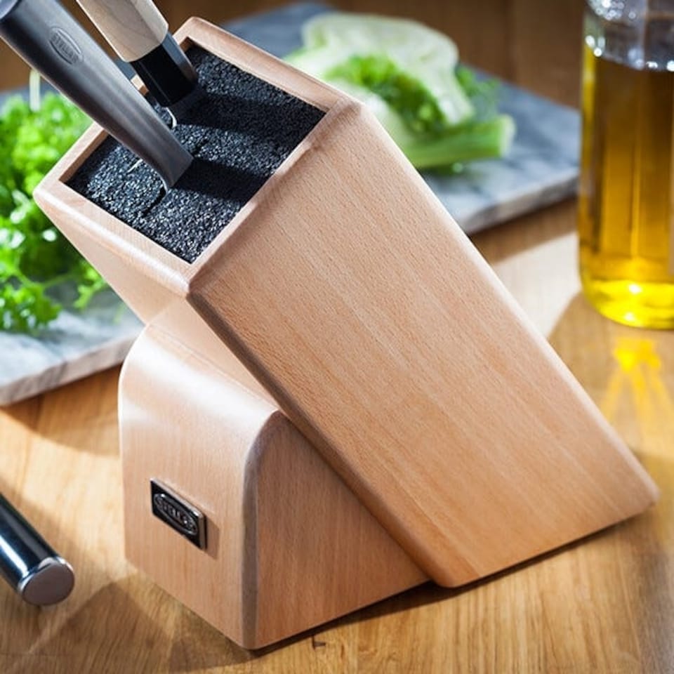 image 1 of Stellar Fibre & Beech Universal Knife Block