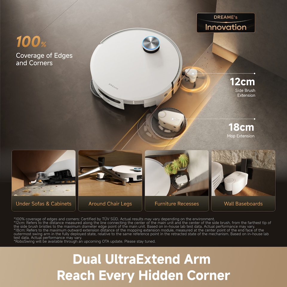 image 1 of Dreame X60 Ultra Complete smart robot vacuum- white