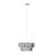 image 4 of ValueLights Elegant 5 Way Tiered Chrome And Clear Crystal Ceiling Light Pendant Fitting