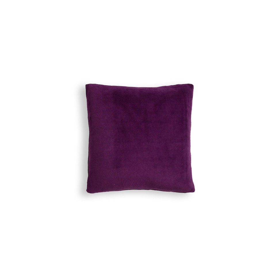 image 1 of BHS Microfleece Cushion, Plum