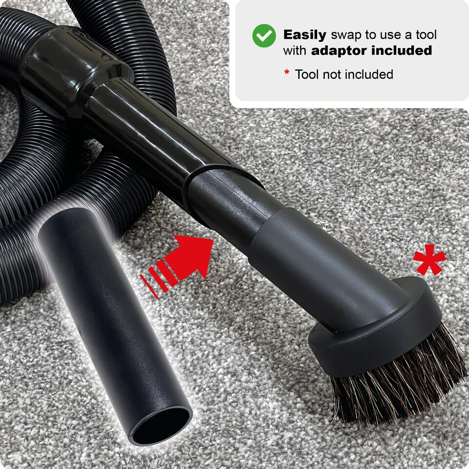 image 1 of SPARES2GO 6m Hose compatible with Numatic Henry Hetty etc Vacuum Cleaners