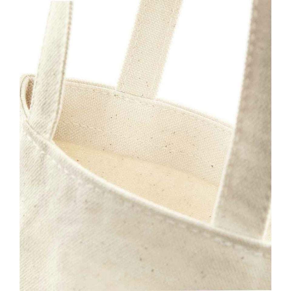 image 1 of Westford Mill Fairtrade Bottle Bag - Natural - One Size