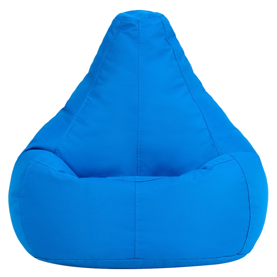 image 1 of Kids Recliner Beanbag Indoor and Outdoor Blue Set of 2 | Blue | Blue | M | 1