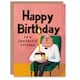 image 1 of Fantastic Grumpy Man Cake Fun Joke Stepdad Funny Birthday Card