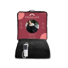 Dreamland SnuggleUp Warming Throw-Black 120X160cm