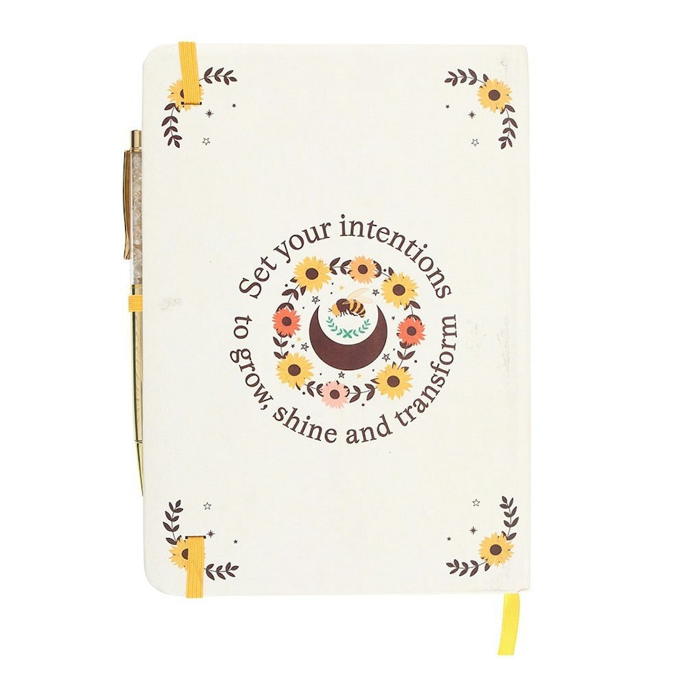 image 1 of Summer Solstice Intention Journal with Citrine Pen