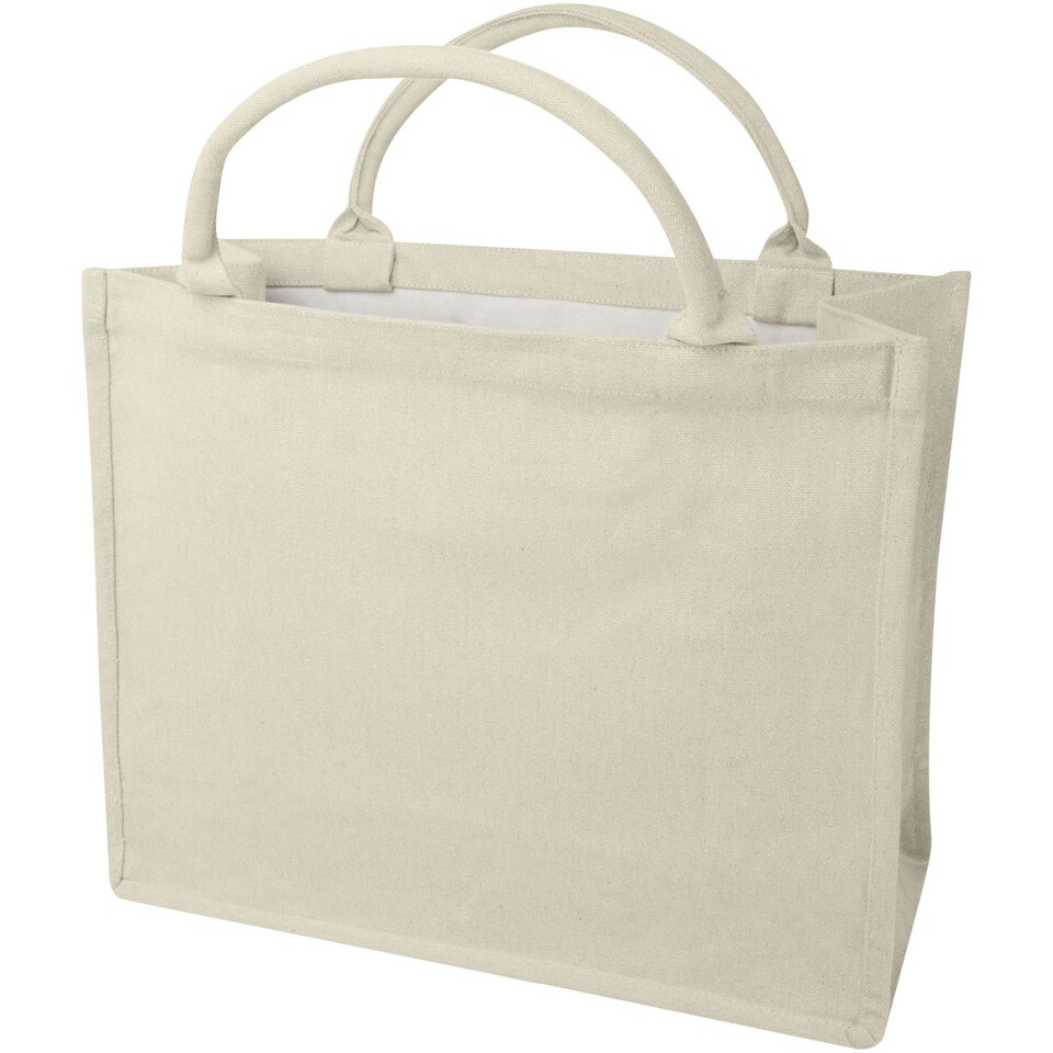 image 1 of Page Recycled Tote Bag - Oatmeal - One Size | Grey