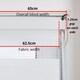 image 6 of Day and Night Zebra Roller Blind 65cm Wide x 210cm Long | Black | Black