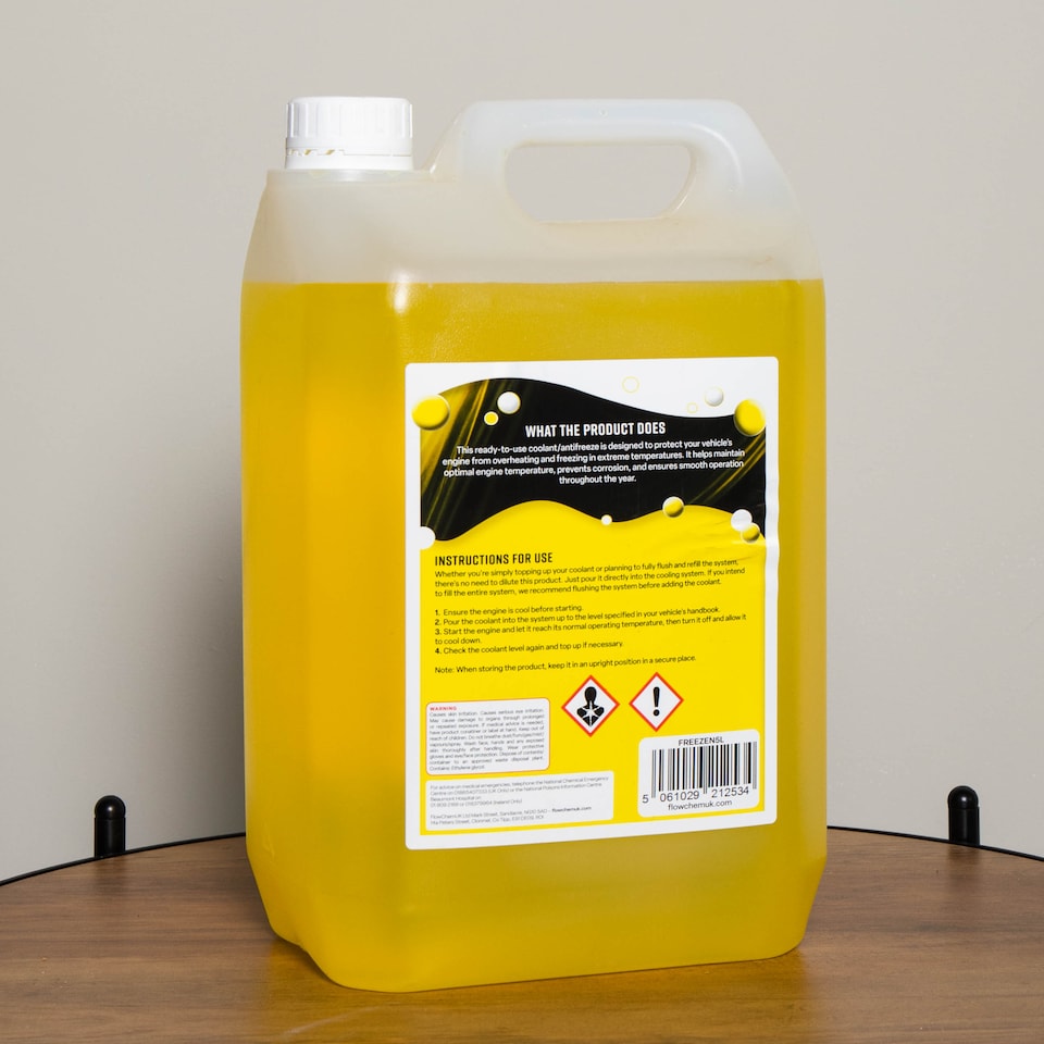 image 1 of 5 Litres Car Engine Coolant and AntiFreeze Fluid for All Vehicles
