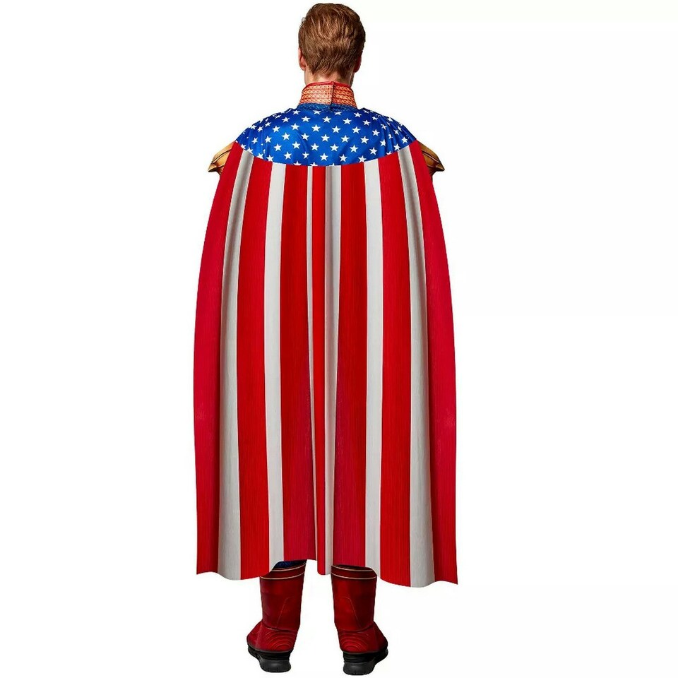 image 1 of The Boys Unisex Adult Deluxe The Homelander Costume - Blue/Red - XL XL