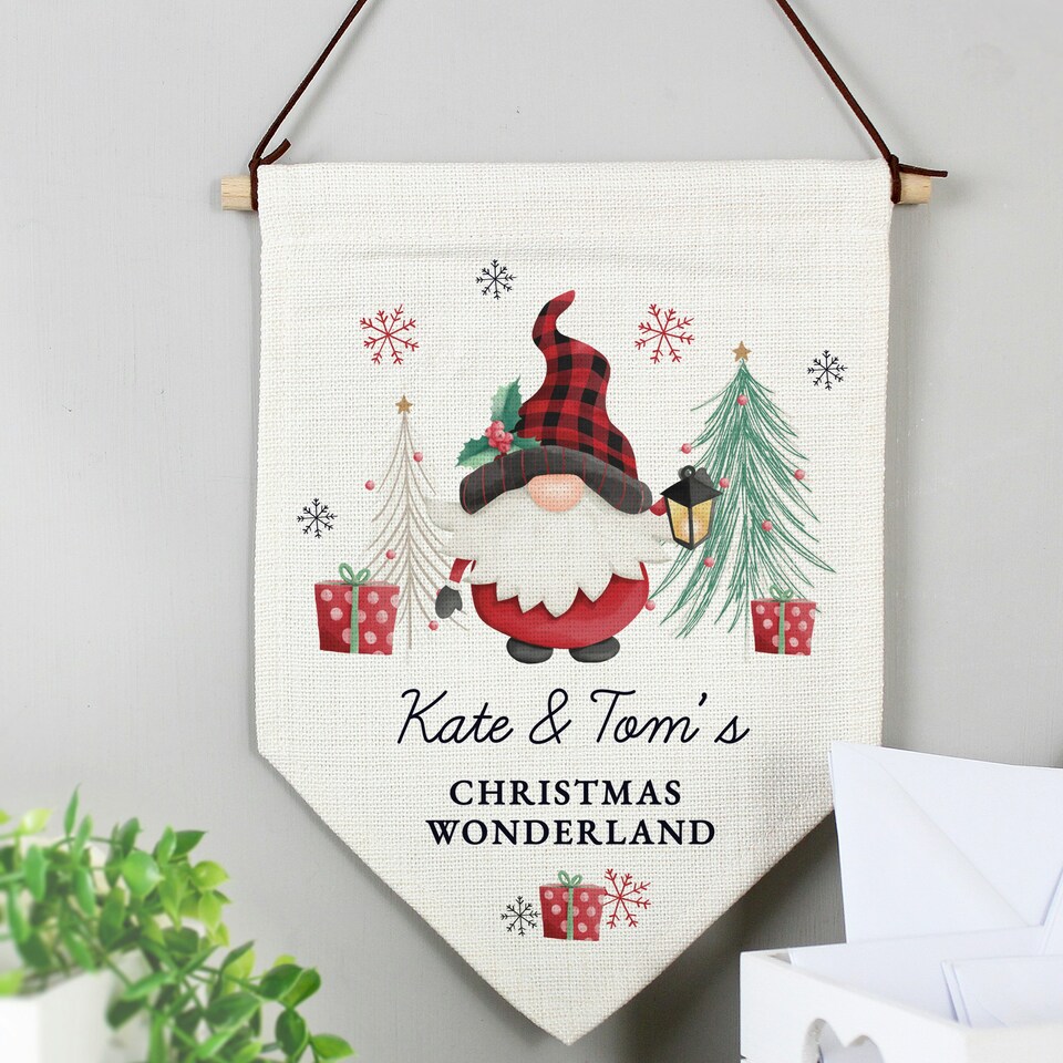 image 1 of Personalised Gonk Hanging Pendant Christmas Decoration