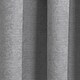 image 3 of Enhanced Living Matrix Grey Silver 46 x 54 inch (117x137cm) Tape Top Thermal Noise reducing Dim Out Curtains (PAIR) | Grey | Grey | 2