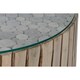 image 3 of Centre Table Home ESPRIT Natural Crystal Eucalyptus wood 90 x 90 x 30 cm