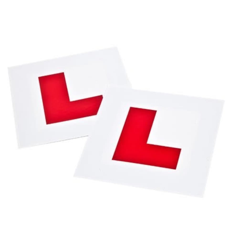 image 1 of Car Essentials L Plates Magnetic (1 Pair)
