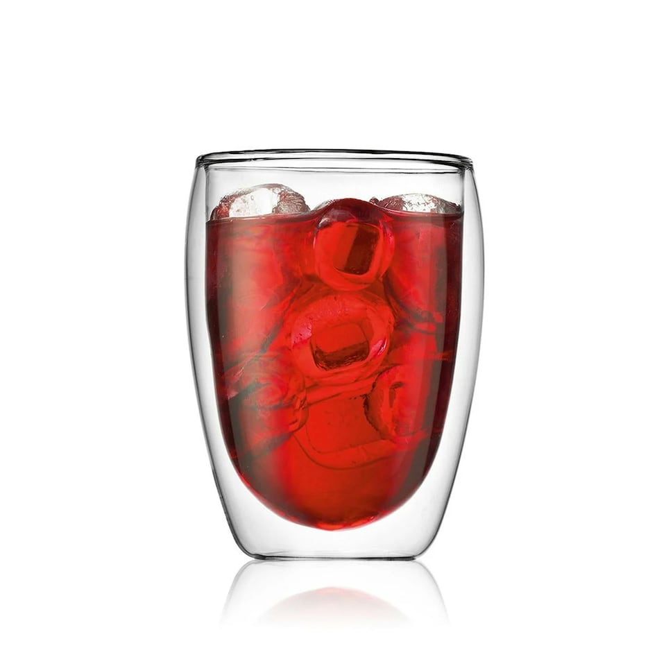 image 1 of Bodum Pavina Set of 8 Double Wall Glasses - Clear