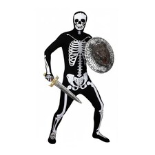 Screaming Skeleton Meme Costume - 3 Pcs | Multi | 2XL