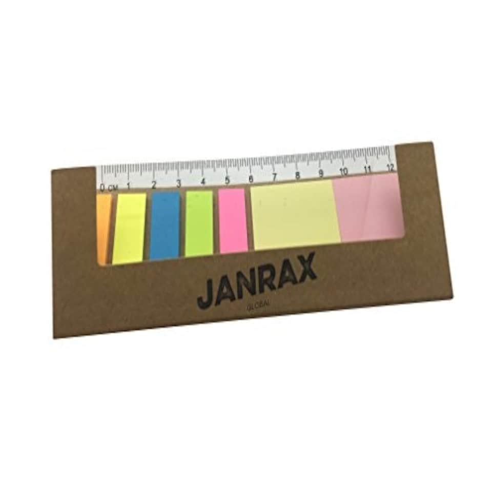 image 1 of Janrax Sticky Notes Set with Rule
