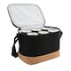 image 3 of XD Collection 6L Two Tone Cooler Bag - Black - 16.4cm x 23.5cm x 16cm Black | 16.4cm x 23.5cm x 16cm