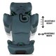 image 7 of Be Cool Foldy i-Size Car Seat 100-150cm, 3.5-12 Years Grey