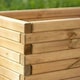image 4 of Primrose Wooden Pine Raised Cube Planter Treated Pine & Responsibly Sourced 50cm