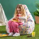 image 2 of icon Kids Highback Beanbag Confetti Print Multi Coloured