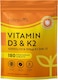 image 1 of Nutravita Vitamin D3 4000 iu & Vitamin K2 100mcg MK7 - High Strength Vitamin D Supplement for Bones, Muscles & Immune System - 180 Vegetarian Tablets