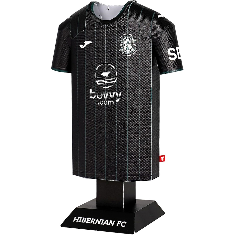 image 1 of RadStuff Metal Alloy Football Shirt - Hibernian FC Third Kit 2025/26