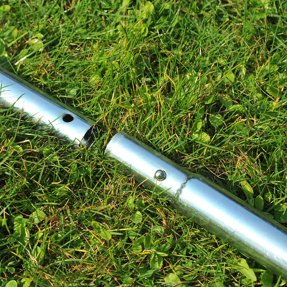 image 1 of Outsunny Lawn Aerator Outdoor Grass Care Garden Roller Manual Handle