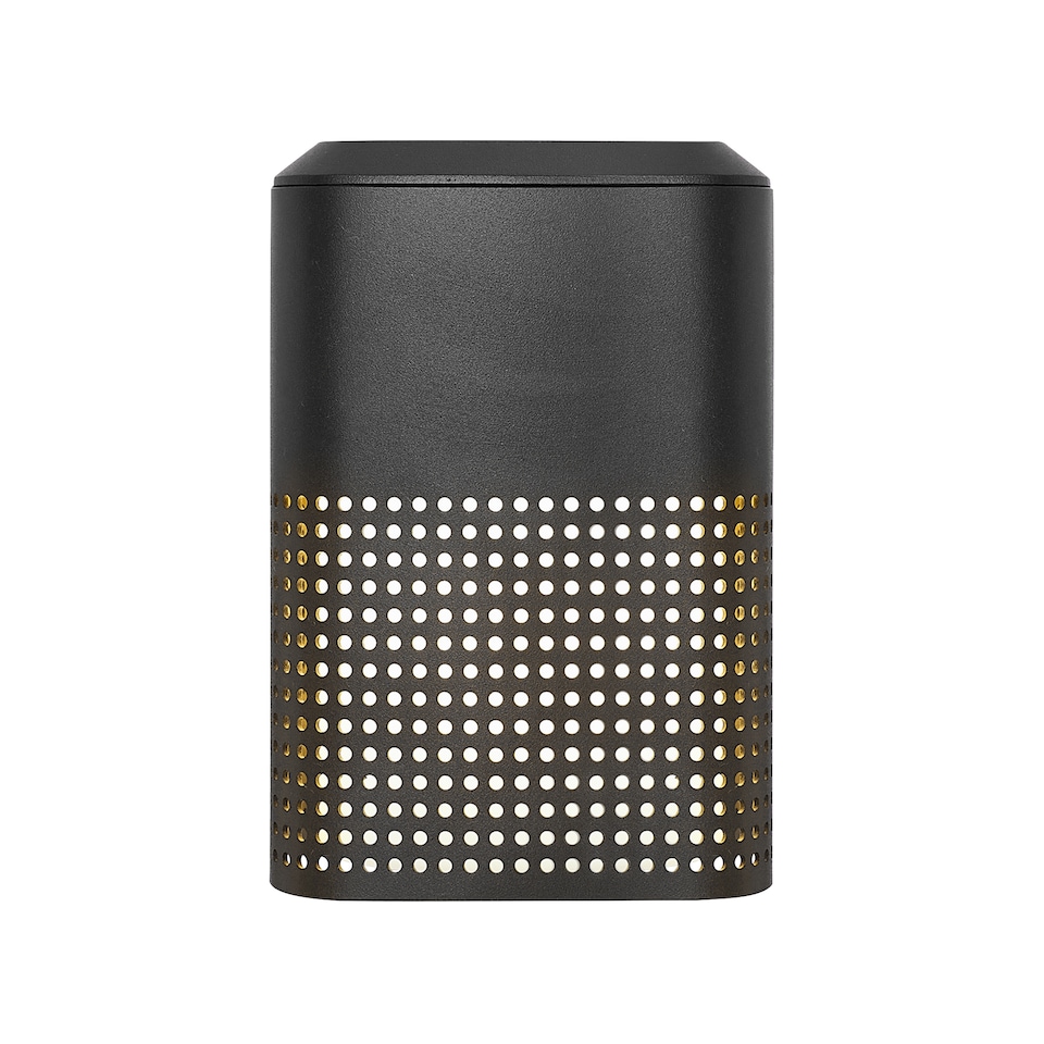 image 1 of Nordlux Sidara Outdoor Wall light Black Aluminium Solar E27 Sensor Coastal/Marine Safe - Mains Powered, IP54
