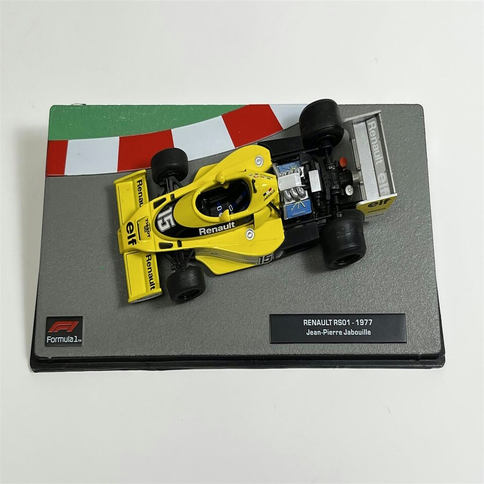 image 1 of Jean Pierre Jabouille Renault RS01 1977 1:43 Scale F1 Collection