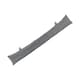 image 1 of Nicola Spring Herringbone Draught Excluder - 78.5cm - Grey