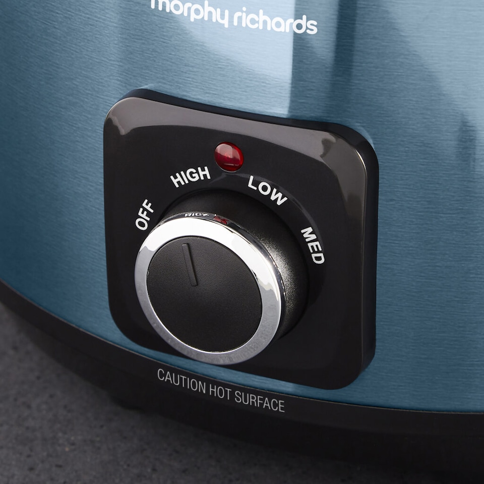 image 1 of Morphy Richards Accents Sear & Stew 6.5L Slow Cooker Blue