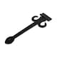 image 1 of Hammer & Tongs Arrowhead T-Hinge - W400mm - Black | Black | Black