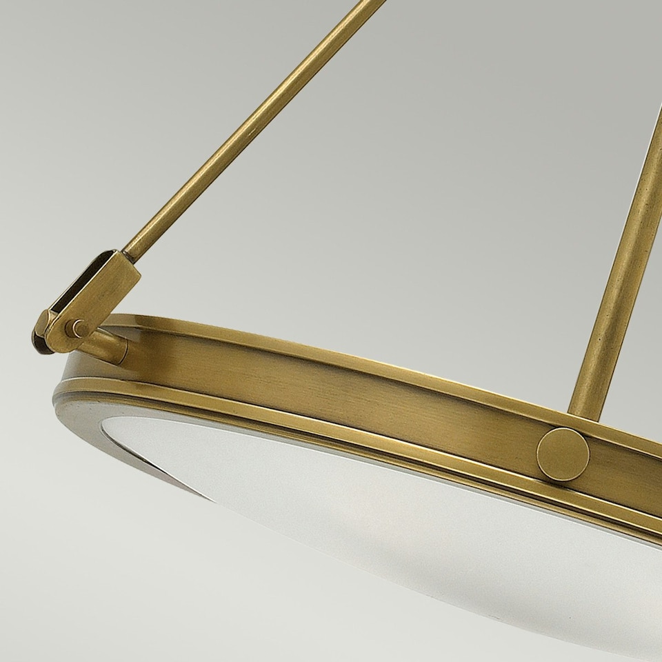 image 1 of Collier 4 Light Ceiling Pendant Brass, E14