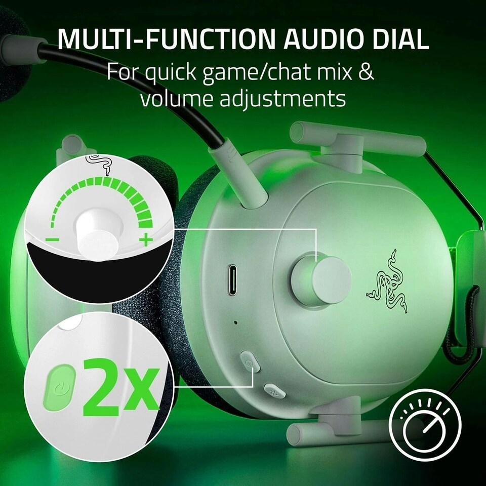image 1 of Razer BlackShark v2 Pro for Xbox and PlayStation Wireless Gaming Headset White