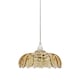 image 2 of Set of 2 Alice - Amber Floral Glass Easy Fit Pendant Shades