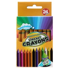 Box of 24 Wax Crayons by World by Colour