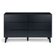 image 4 of Retro Anthracite Wide Chest - 6 Drawers